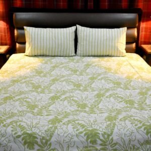 Beautiful Green Tropical Bedding