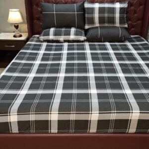 Black White Checkered Bedding