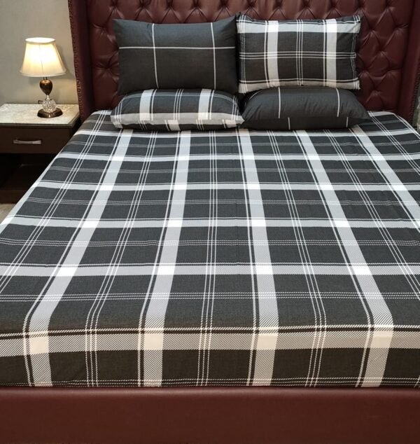 Black White Checkered Bedding