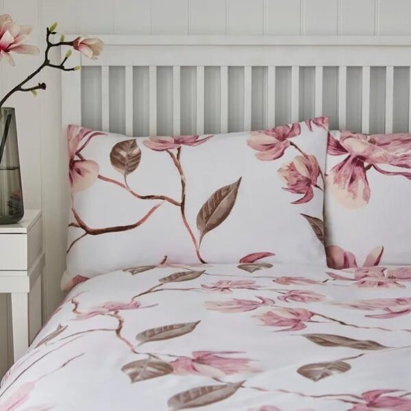 White Floral Bedding