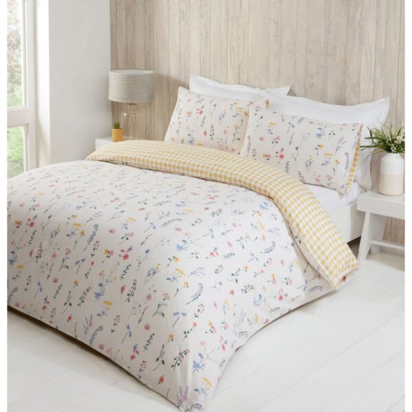 White Floral Bedding