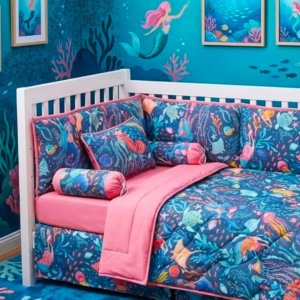 Blue Sea Cot Set