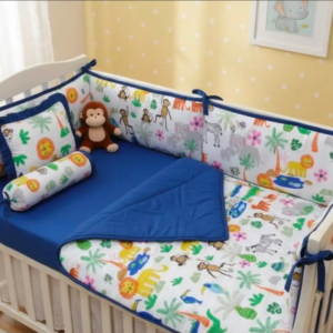 Baby Jungle Animals Cot Set