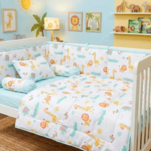 Baby Jungle Animals Cot Set