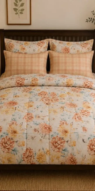 Orange Floral Design