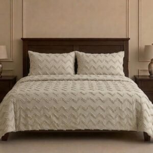 Grey Jacquard Design