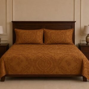 Camel Colour Jacquard Design