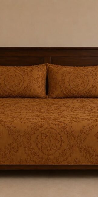 Camel Colour Jacquard Design