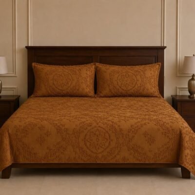 Camel Colour Jacquard Design