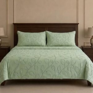 Green Jacquard Design