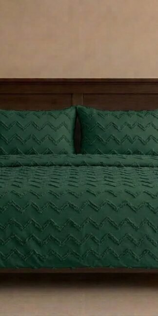 Dark Green Jacquard Design